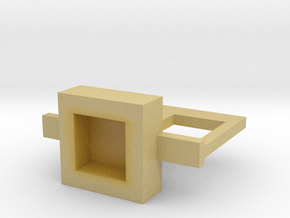 Square Hole Belt for Minifigures in Tan Fine Detail Plastic