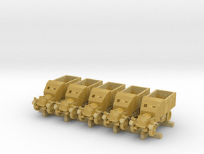 Lancia Armoured Truck 1921 (6mm,5-up) in Tan Fine Detail Plastic