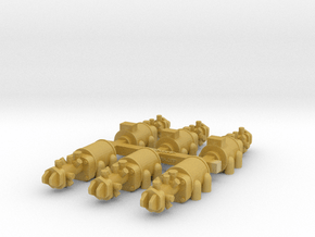 Set of 1/20th scale injection pumps for Cosworth D in Tan Fine Detail Plastic