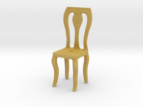 Dining Chair in Tan Fine Detail Plastic