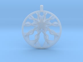 Roots Pendant in Clear Ultra Fine Detail Plastic