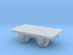 FR Slab Wagon 5.5mm Scale in Clear Ultra Fine Detail Plastic