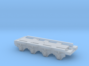GWR Collett 8 Wheeled Tender Chassis in Clear Ultra Fine Detail Plastic