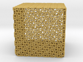 cube p in Tan Fine Detail Plastic