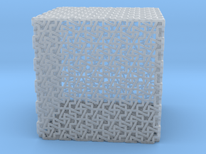 cube p in Clear Ultra Fine Detail Plastic