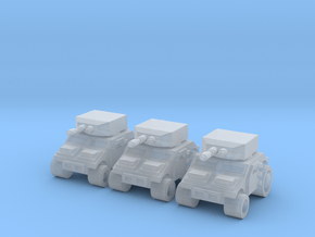 High Mobility Tank in Clear Ultra Fine Detail Plastic