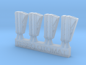 1/700 Teseo\Otomat Mk-2/A Launchers in Clear Ultra Fine Detail Plastic