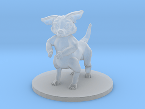 Wild Chihuahua (small canitaur) in Clear Ultra Fine Detail Plastic
