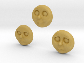 Character No 6 - Faces [H0/00] in Tan Fine Detail Plastic