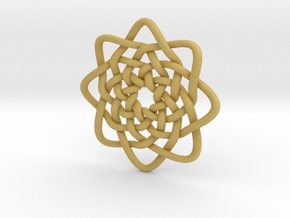 Circle Knots in Tan Fine Detail Plastic