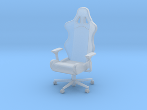 Armchair with armrests in Clear Ultra Fine Detail Plastic