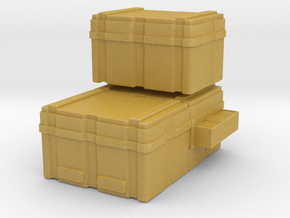 SULACO large cargoboxes 1:72 scale in Tan Fine Detail Plastic