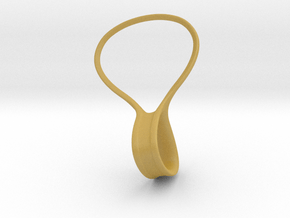 Arches pendant necklace in Tan Fine Detail Plastic