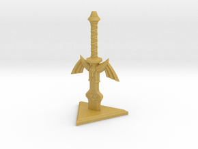 Master Sword Miniature in Tan Fine Detail Plastic