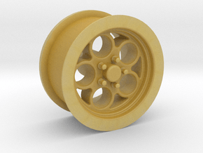 1/18 Muscle Machines Circle Rim Front in Tan Fine Detail Plastic