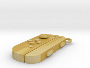 Nintendo Switch Joy-controller left keychain  in Tan Fine Detail Plastic