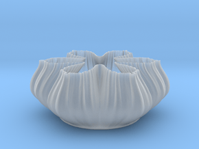 Fractal Bowl 2108 in Clear Ultra Fine Detail Plastic