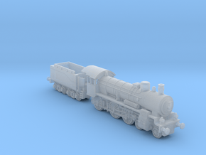 P8_Locomotive_1:285 in Clear Ultra Fine Detail Plastic