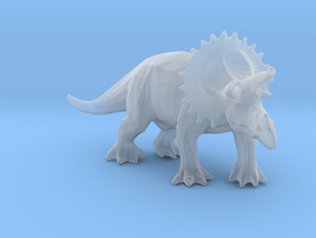 1/72nd scale Triceratops in Clear Ultra Fine Detail Plastic