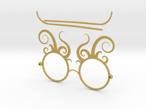 Party glasses in Tan Fine Detail Plastic