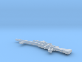 Snowtrooper Dengar Rifle Custom in Clear Ultra Fine Detail Plastic
