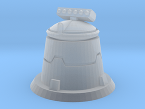XM01 Sci Fi Missile turret in Clear Ultra Fine Detail Plastic
