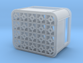 Crate for beer bottles  in Clear Ultra Fine Detail Plastic