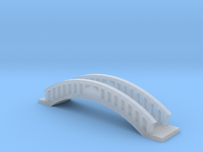 Micro Garden Bridge in Clear Ultra Fine Detail Plastic