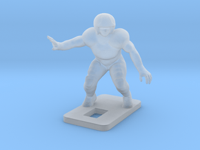 Left Offensive Tackle (2.2g) in Clear Ultra Fine Detail Plastic