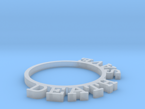 D&D Condition Ring, Death Save in Clear Ultra Fine Detail Plastic