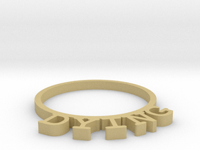 D&D Condition Ring, Dying in Tan Fine Detail Plastic
