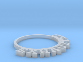 D&D Condition Ring, Exhausted in Clear Ultra Fine Detail Plastic