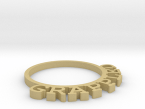 D&D Condition Ring, Grappled in Tan Fine Detail Plastic