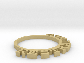 D&D Condition Ring, Restrained in Tan Fine Detail Plastic