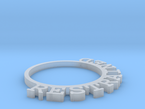 D&D Condition Ring, Restrained in Clear Ultra Fine Detail Plastic