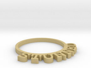 D&D Condition Ring, Stunned in Tan Fine Detail Plastic