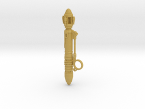 River's Sonic Screwdriver without cover in Tan Fine Detail Plastic