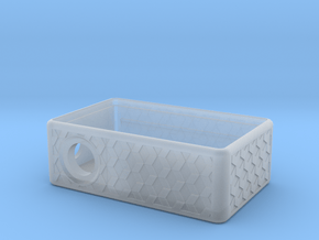 MM Mech Squonk Box (18650) Dinky Cuboid Design in Clear Ultra Fine Detail Plastic