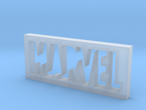 Marvel Logo in Clear Ultra Fine Detail Plastic