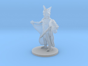 Unicorn Wizard (medium human) in Clear Ultra Fine Detail Plastic