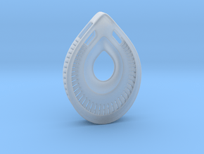 A drop. Pendant in Clear Ultra Fine Detail Plastic