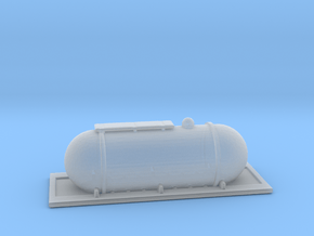 Compressed Fuel Container in Clear Ultra Fine Detail Plastic