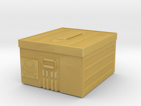 Military Grenade Box in Tan Fine Detail Plastic