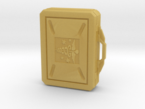 SciFi Medical Box with handle in Tan Fine Detail Plastic
