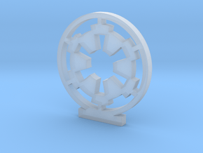 Galactic Empire Logo in Clear Ultra Fine Detail Plastic