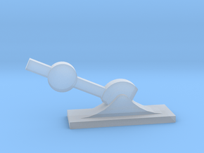 7mm scale small point lever in Clear Ultra Fine Detail Plastic