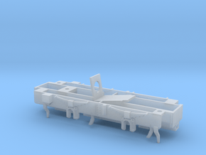 TS01 Diesel Shunter 0-4-0 Chassis in Clear Ultra Fine Detail Plastic