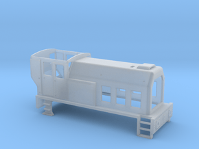TS01 Diesel Shunter 0-4-0 Body in Clear Ultra Fine Detail Plastic