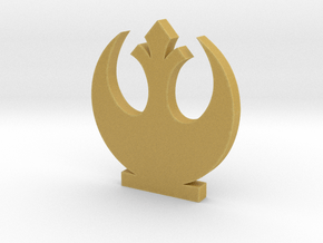 Rebel Alliance Symbol in Tan Fine Detail Plastic