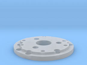 Chassis disk  in Clear Ultra Fine Detail Plastic